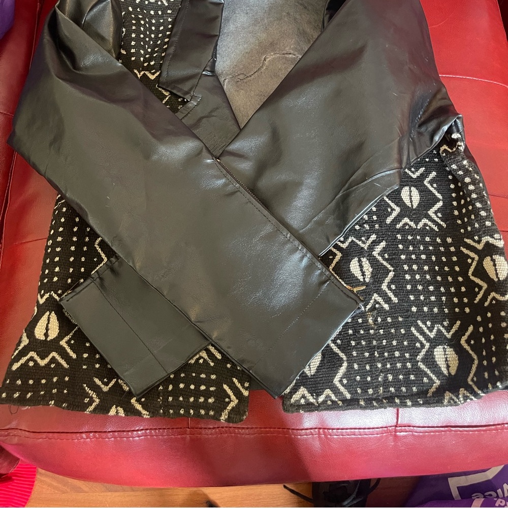 Vegan Black Leather Jacket